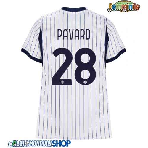 Maglie da calcio Inter Milan Benjamin Pavard #28 Seconda Maglia Femminile 2026-27 Manica Corta